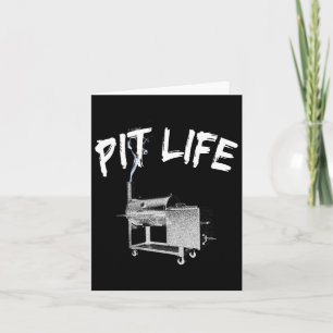 Cartão Estilo de vida do Pitmaster do Churrasco Pit Life