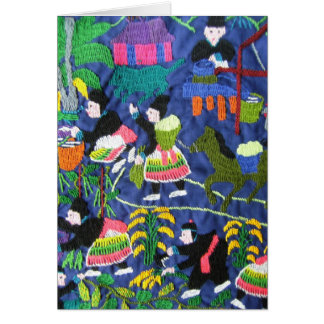 Cartão Estilo de vida tailandês de Hilltribe