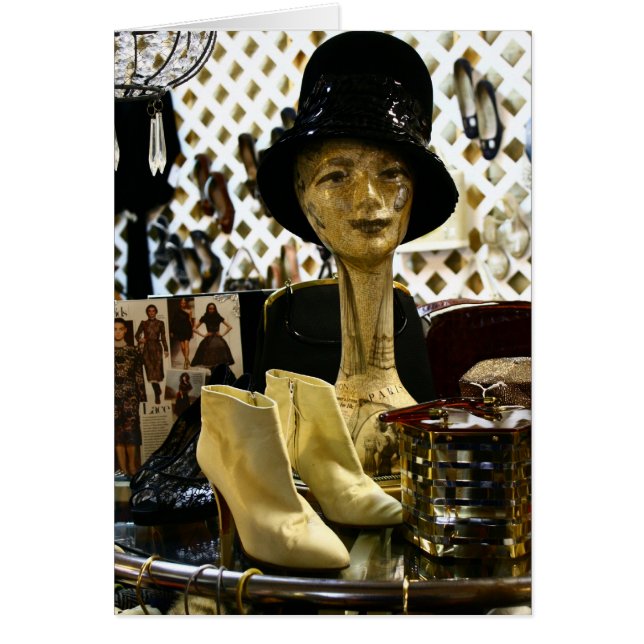 Cartão Estilo de Vintage (Frente)