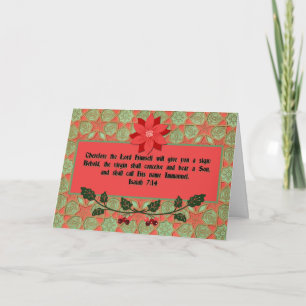 Cartão Estilo de Vintage Bíblia Vermelha de Decoração Ver
