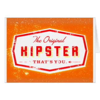 CARTÃO ESTILO DO HIPSTER DO GENGIBRE