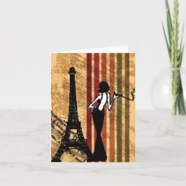 Cartão Estilo europeu elegante Notecard