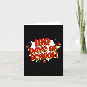 Cartão Estilo Feliz 100º 100 Dias De Escola