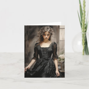 Cartão Estilo LBD de Vestido Preto Elegante