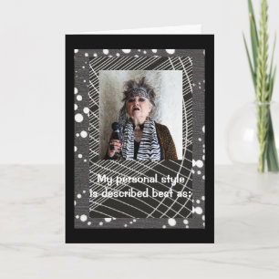 Cartão Estilo pessoal humorístico