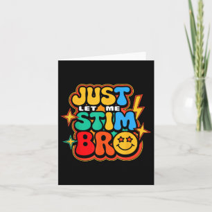 Cartão Estim Colorido Bro Groovy Autismo Dão Presentes Pa