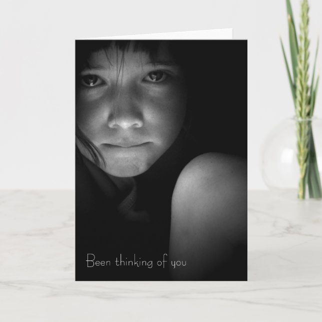 Cartão Estive pensando em você (Frente)