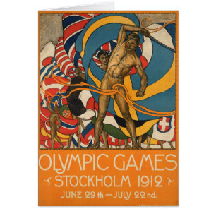 Cartão Éstocolmo 1912