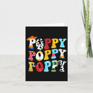 Cartão Estória de Popy Toy Boy Pai Tee for