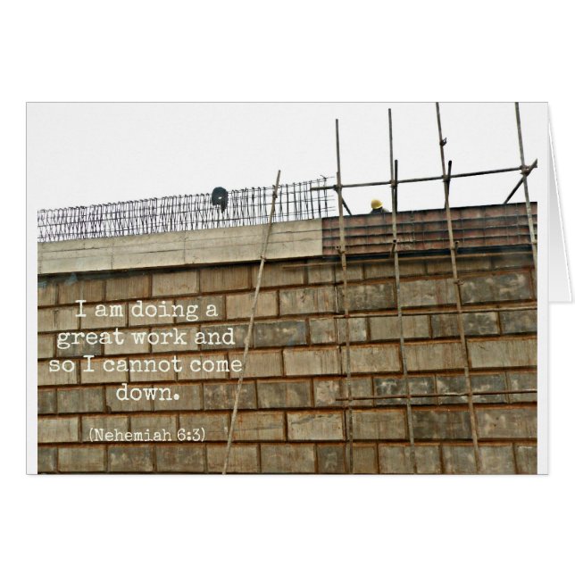 Cartão Estou a fazer um trabalho de excelente e, por isso (Frente Horizontal)