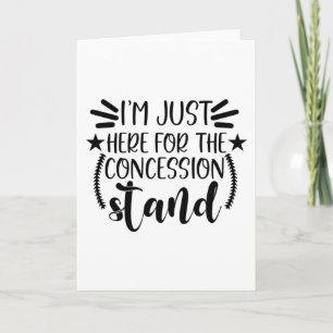 Cartão Estou aqui para o comando