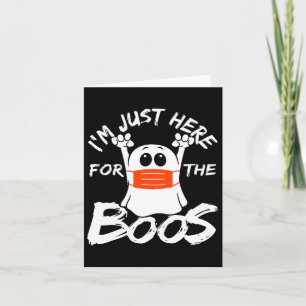 Cartão Estou aqui para o Galinha Engraçado do Boos Hallow