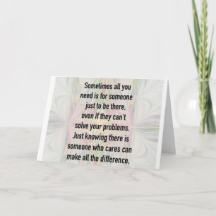 CARTÃO ESTOU "AQUI PARA VOCÊ" / VEJA "VOCÊ" EM BREVE