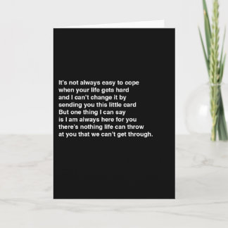 Cartão Estou aqui por você