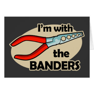 Cartão Estou com as Banders