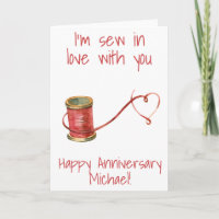 Estou Costurando em Amor com Você Aniversário de L