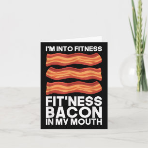 Cartão Estou Em Bacon De Malhação Na Minha Boca, Camisa D