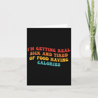 Estou Ficando Realmente Doente e Cansado de Comida