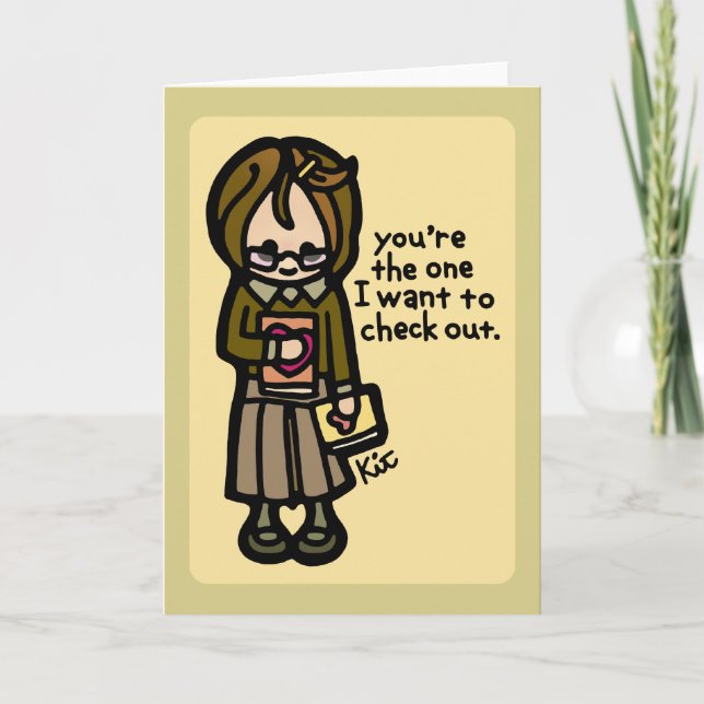 Cartão Estou lendo. (Frente)