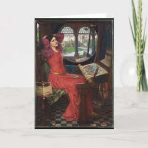 Cartão Estou Meio Doente das Sombras - John Waterhouse