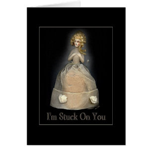 Cartão Estou preso em você