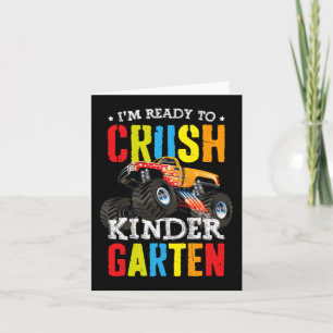 Cartão Estou Pronto Para Esmagar O Monstro Do Jardim De I