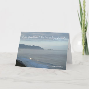 Cartão Estou sem palavras, Condolence Card