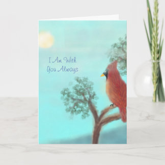 Cartão "Estou Sempre Contigo" personalizado