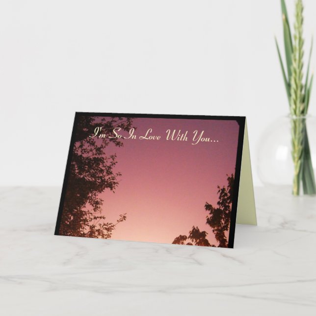 Cartão Estou tão apaixonado por você... (Frente)