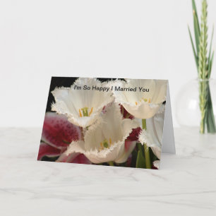 Cartão Estou tão feliz que me casei com você