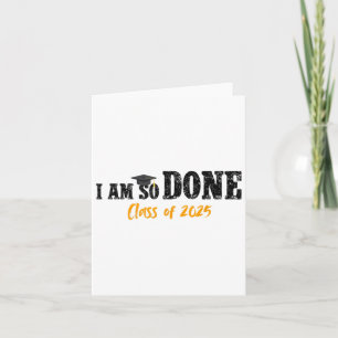 Cartão Estou Tão Pronto Cl De 2025 Mãe de Finalista Engra