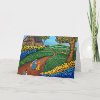 Cartão Estrada ao bordo