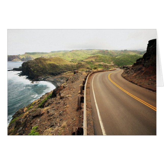 Cartão Estrada Costeira (Frente Horizontal)