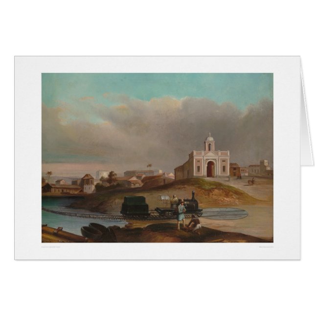 Cartão Estrada de ferro de Aspinwall Califórnia (1160) (Frente Horizontal)