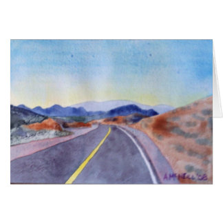 Cartão Estrada de Nevada