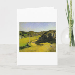 Cartão Estrada em Maine - Edward Hopper