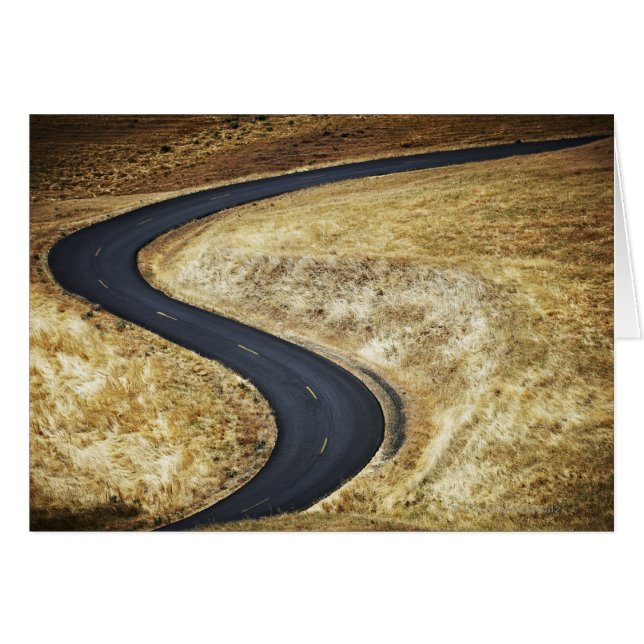 Cartão Estrada em pavimentação vazia (Frente Horizontal)