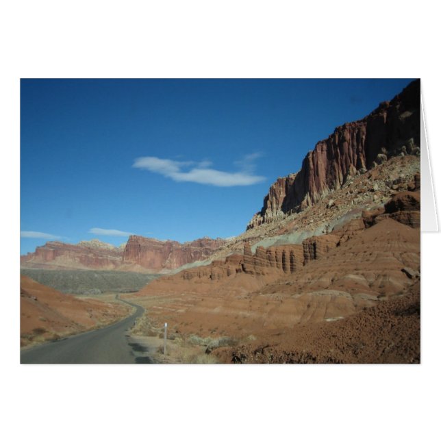 Cartão Estrada para o Capitol (Frente Horizontal)