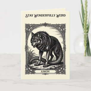 Cartão Estranha Beleza de Amon