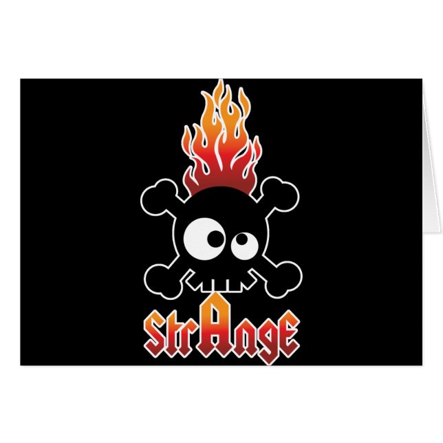 Cartão Estranho (Frente Horizontal)