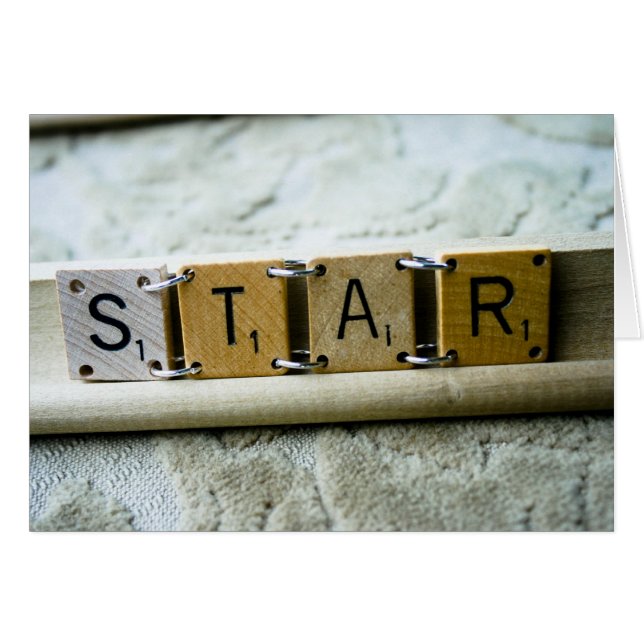 Cartão Estrela (Frente Horizontal)