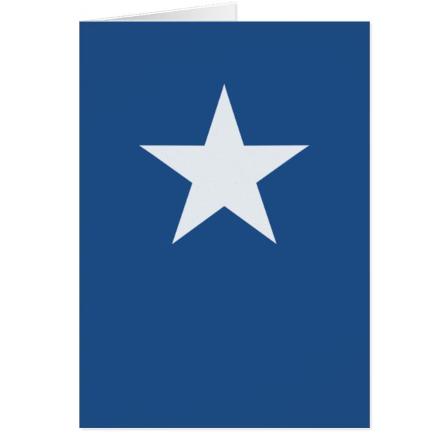 Cartão estrela branca (Frente)