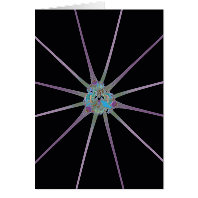 Cartão Estrela brilhante (Frente)