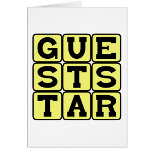 Cartão Estrela Convidada, ator em destaque