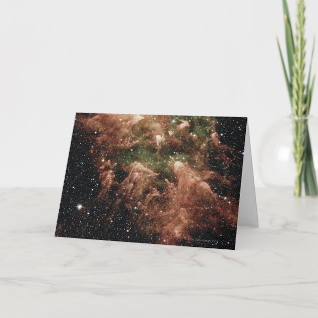 Cartão Estrela da nebulosa de Carina (Frente)