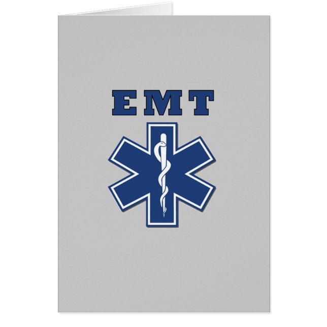 Cartão Estrela de EMT da vida (Frente)