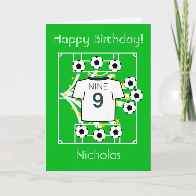 Cartão Estrela de Futebol (Branca - Tottenham) (Frente)