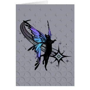 Cartão Estrela de Gato Cósmico