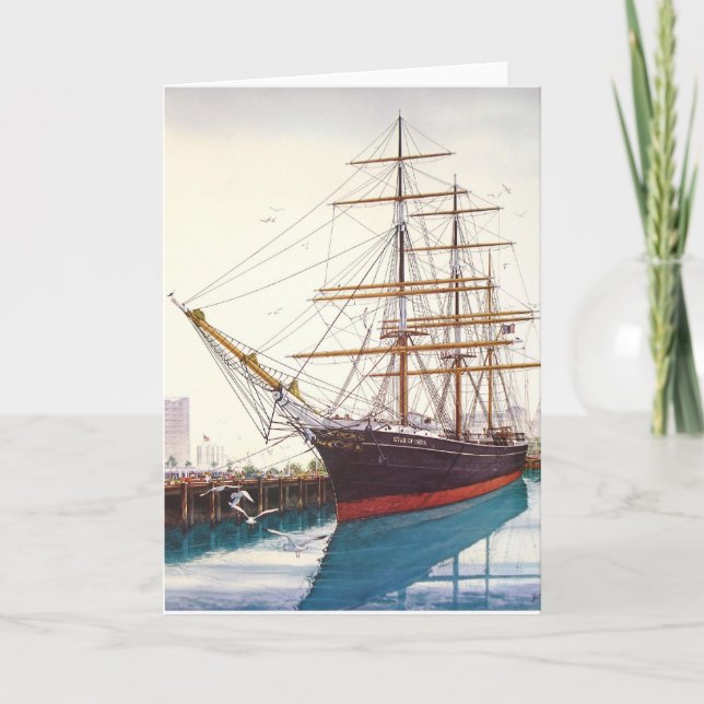 CARTÃO ESTRELA DE INDIA, SAN DIEGO, CALIFÓRNIA (Frente)