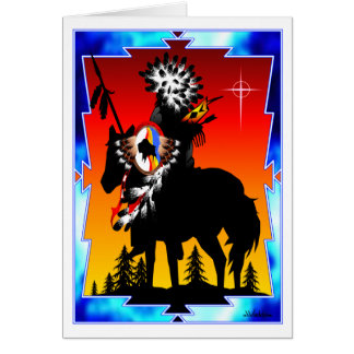 Cartão Estrela de noite